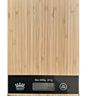 Mulvxkrg Krg02 Dijital Lcd Mutfak Tartısı Terazisi 5Kg Bambu Desenli (Mulvix)