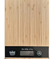 Mulvxkrg Krg02 Dijital Lcd Mutfak Tartısı Terazisi 5Kg Bambu Desenli (Mulvix)