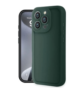 Apple İphone 16 Pro Kılıf Viera Silikon - Koyu Yeşil