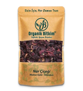 Organik Bitkim Nar Çiçeği (Mekke-Medine Gülü) Hibiskus 1 kg