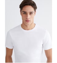 LCWAIKIKI Classic Beyaz Süper Slim Fit İnce Kumaş Tişört /01