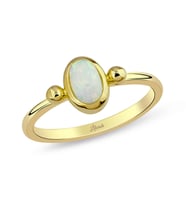 Opal Taşlı Altın Yüzük (Gold)