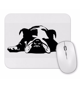 Pug Köpek Bulldog Mouse Pad