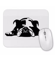 Pug Köpek Bulldog Mouse Pad
