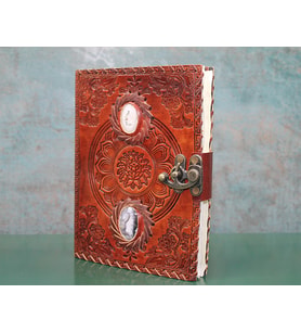 Taşlı Deri Defter