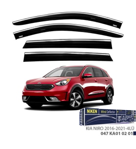 Kia Niro Uyumlu Kromlu Cam Rüzgarlığı 4Lü 2016-2021 Parça