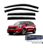 Kia Niro Uyumlu Kromlu Cam Rüzgarlığı 4Lü 2016-2021 Parça