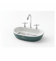 Lavabo Tasarım Sabunluk Vintage Musluk Detaylı Dekoratif Banyo Aksesuarı