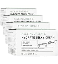 Skin401 Pirinç Özlü Besleyici Nemlendirici İpeksi Krem 50Ml (4 Paketi)