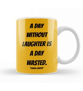 Charlie Chaplin Quotes Ar t Gift Vintage Retro Style Kupa Bardak Porselen