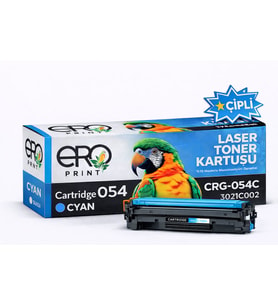 Canon CRG 054 Mavi Muadil Toner - 1200 Sayfalık Çipli Toner