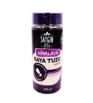 Saygın Tuz Rafine Edilmemiş Doğal Himalaya Kristal Kaya Tuzu - Sofra Tuzu / İnce Taneli / Tuzluklu 250 gr