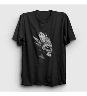 Presmono Unisex Siyah Mask Dj Boris Brejcha T-Shirt 498381tt