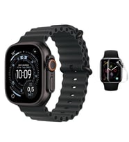 Apple Watch Ultra 3 Uyumlu 3 Adet Şeffaf Ultra koruyucu Nano Jelatin