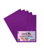 Mor Simli Karton 35x50 5 Adet Artlantis Simli Karton Mor 5 Adet 35*50