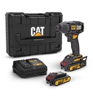 CAT DX71 18Volt 2.0Ah Li-ion Çift Akülü 215Nm Kömürsüz Profesyonel Şarjlı Darbeli Tornavida