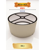 Bej Lambader Başlığı 35 CM Mega Boy
