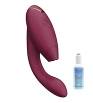 Womanizer Duo 2 Bordeaux Air klitoral Stimülatör ve Güçlü G-Spot Vibratörü