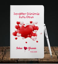 Sevgililer Gününe Özel Defter Kalem Seti 31