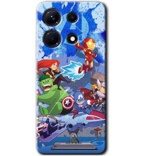 İnfinix Note 30 Pro Kılıf HD Desen Baskılı Kılıf - Avengers Cartoon