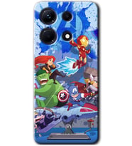 İnfinix Note 30 Pro Kılıf HD Desen Baskılı Kılıf - Avengers Cartoon