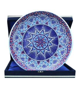 e38 EL İŞÇİLİĞİ ÇİNİ TABAK - 30 CM - 6518