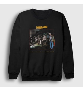 Presmono Unisex Siyah Straws Marillion Sweatshirt 162863tt