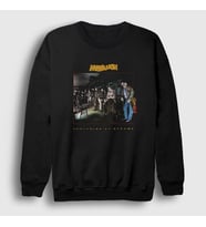 Presmono Unisex Siyah Straws Marillion Sweatshirt 162863tt