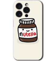 İphone 15 Pro Kılıf HD Desen Baskılı Kılıf - Nutella Aşkım