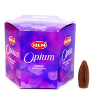 Geri Akışlı Şelale Tütsü Konileri Opium  Aromalı 40 Adet
