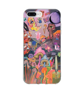 Iphone 7 Plus / 8 Plus Uyumlu Aesthetic Desenli Şeffaf Telefon Kılıfı