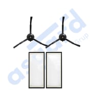 Roborock Q REVO PRO-S-MAXV Uyumlu 2 Yan Fırça 2 Filtre PKT-iasgf0000569