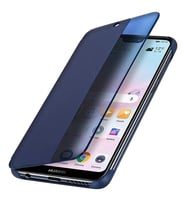 Huawei Y6 2019 Yarım Cam Kapaklı Kılıf (Lacivert)