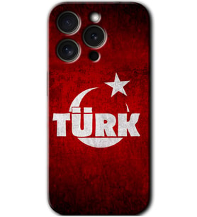 İphone 15 Pro Max Kılıf HD Desen Baskılı Kılıf - Ayyıldız Türk
