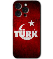 İphone 15 Pro Max Kılıf HD Desen Baskılı Kılıf - Ayyıldız Türk