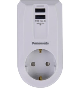 Panasonic Tekli Fiş Priz Usb 5V 2A Vakumlu Paket