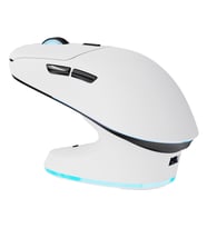 Thunderobot ML7 White Şarj İstasyonlu RGB Kablosuz Gaming Mouse (Beyaz)