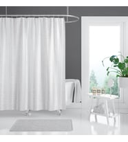 Mermer Desen Banyo Perdesi Polyester Kumaş C Halkalı Duş Perdesi Yerli Üretim Banyo Küvet Perdeleri (Çok Renkli)