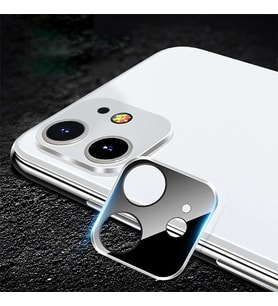 iPhone 11 6.1 İnch 3D Metal Kamera Koruyucu Metal Lens-(5775) - GLST1358-5109