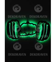 Dumbell Led Işıklı Tablo