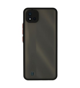 Realme C11 2021 Kılıf Montreal Silikon Kapak - Siyah