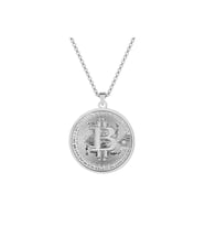 Bitcoin Btc Sanal Para Paslanmaz Çelik Kolye Kadın&erkek