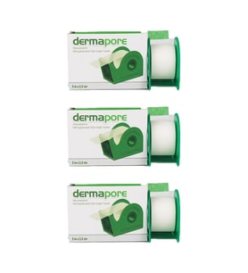 Dermapore Hipoalerjenik Tıbbi Kağıt Flaster 5x2,5 cm 3 Adet