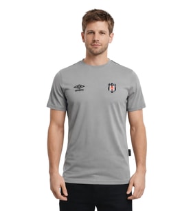 Beşiktaş Umbro Beşiktaş Antrenman T-Shirt Pamuklu 25/26 (Gri)