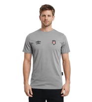 Beşiktaş Umbro Beşiktaş Antrenman T-Shirt Pamuklu 25/26 (Gri)