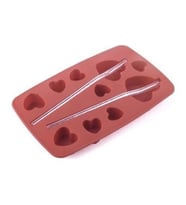 Aryıldız KLT Silikon Buz Kalibı Kalp Kırmızı 20X12 cm