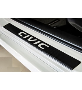 CIVIC Eşik Karbon Boya Koruma 4 lu Set