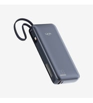 P131 Premium 130W Dijital Ekranlı Dahili Type-C Kablolu 20000 mAh Powerbank