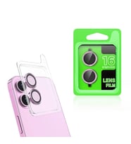 Apple iPhone 16 Uyumlu Zore CL-07 Kamera Lens Koruyucu (Pembe)