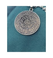 Unisex Kolye Dua Unisex Kolye Gümüş Kaplama Yemen Zırhı Şık Anlamlı Kolye